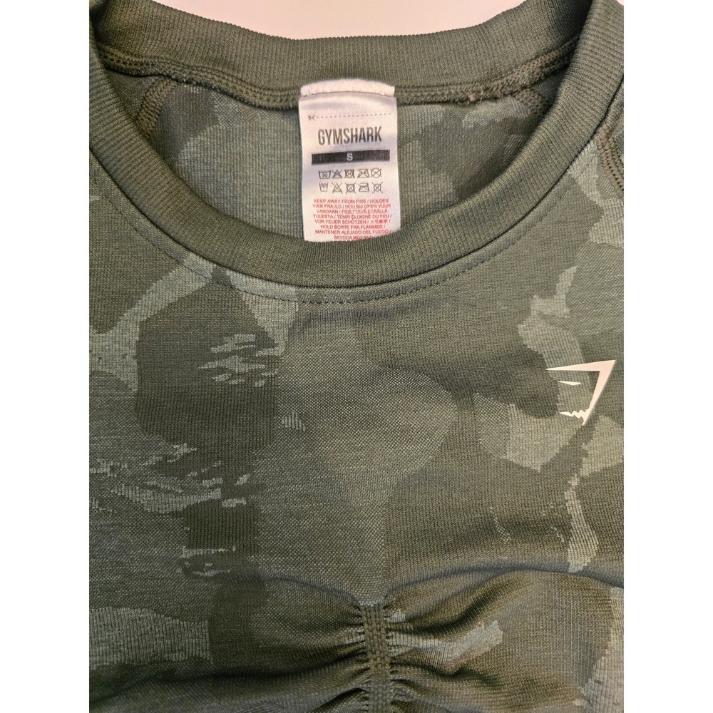 Gymshark Gorpcore Adapt Camo Seamless Long Sleeve Crop Top Women S - Picture 5 of 12